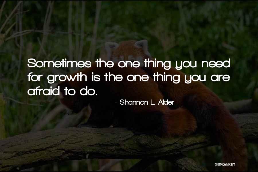 Growth In Career Quotes By Shannon L. Alder