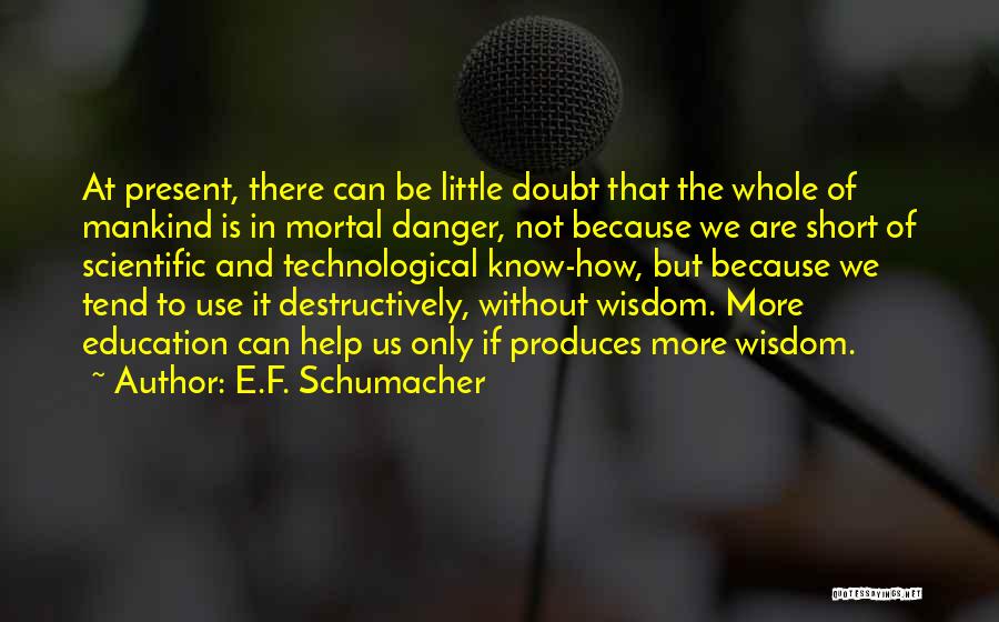 Growth In Education Quotes By E.F. Schumacher