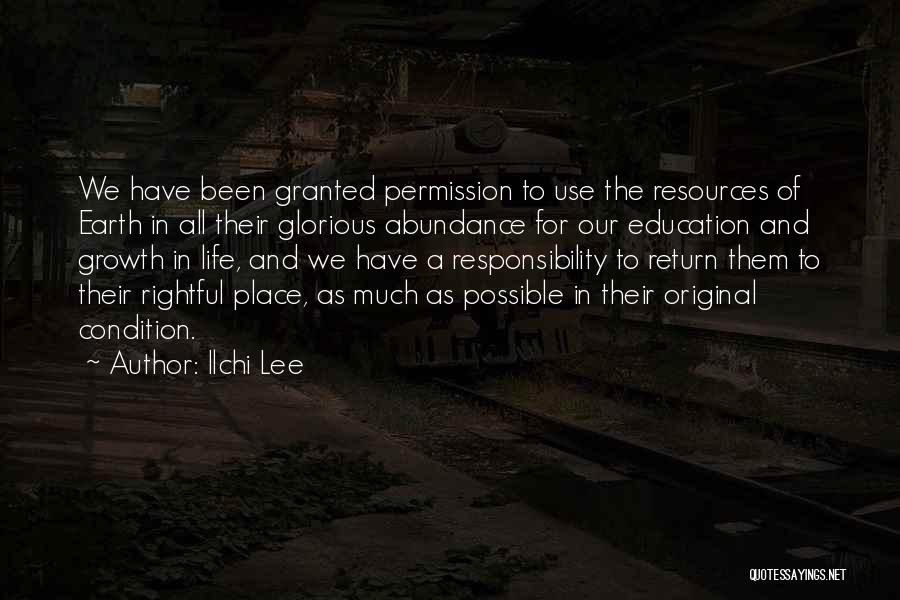 Growth In Education Quotes By Ilchi Lee