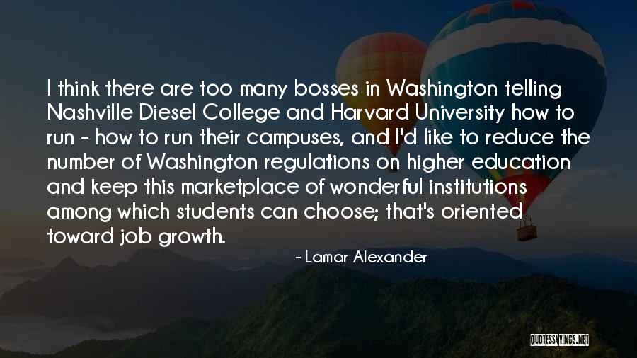 Growth In Education Quotes By Lamar Alexander