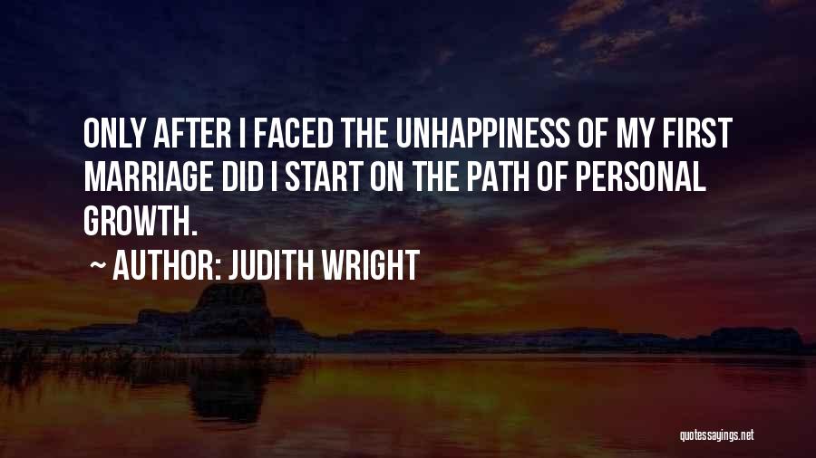 Growth In Marriage Quotes By Judith Wright