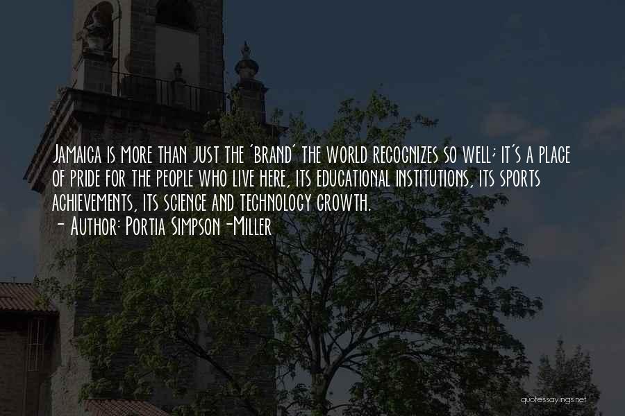 Growth In Sports Quotes By Portia Simpson-Miller Growth In Sports Quotes By Portia Simpson-Miller