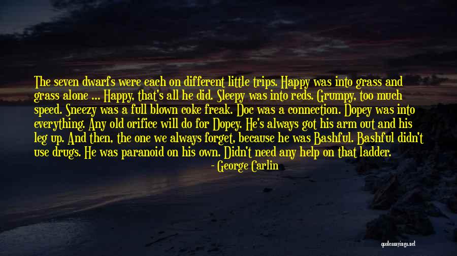 Grumpy The Seven Dwarfs Quotes By George Carlin