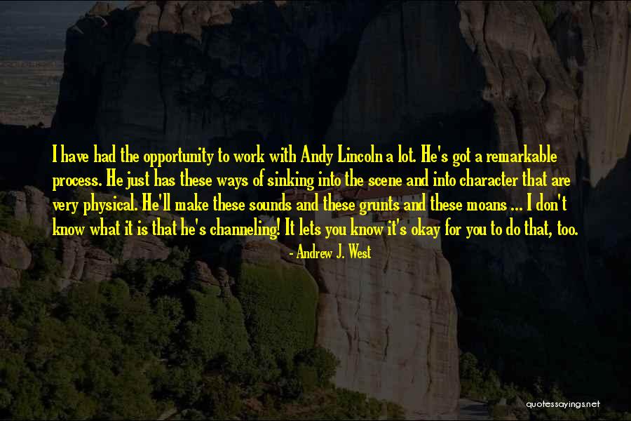 Grunts Quotes By Andrew J. West Grunts Quotes By Andrew J. West