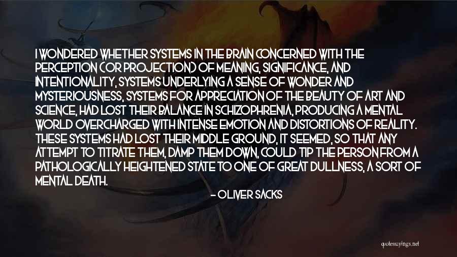 Gryner Soca Quotes By Oliver Sacks