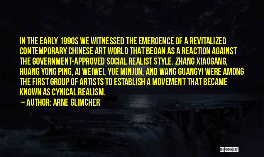 Guangyi Group Quotes By Arne Glimcher