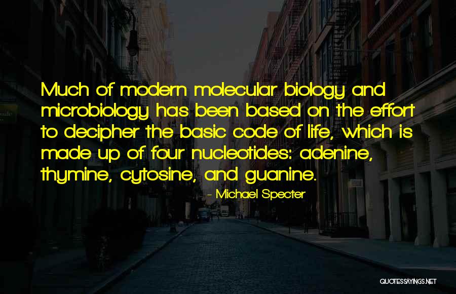 Guanine And Cytosine Quotes By Michael Specter Guanine And Cytosine Quotes By Michael Specter