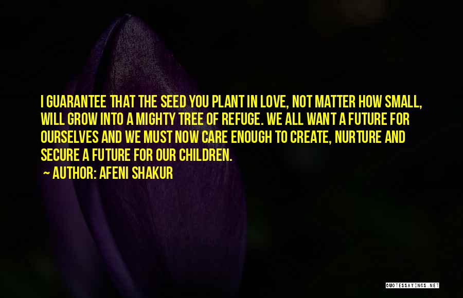 Guarantee Love Quotes By Afeni Shakur