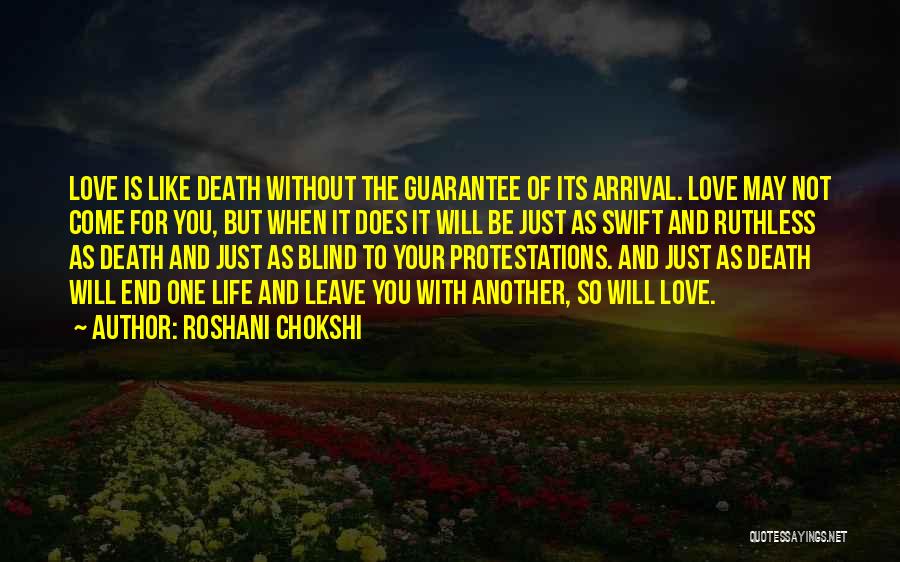 Guarantee Love Quotes By Roshani Chokshi