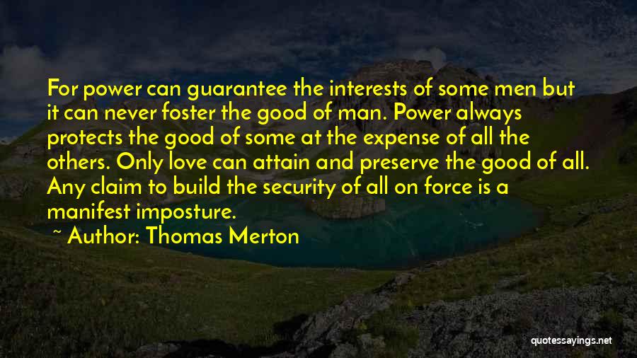 Guarantee Love Quotes By Thomas Merton