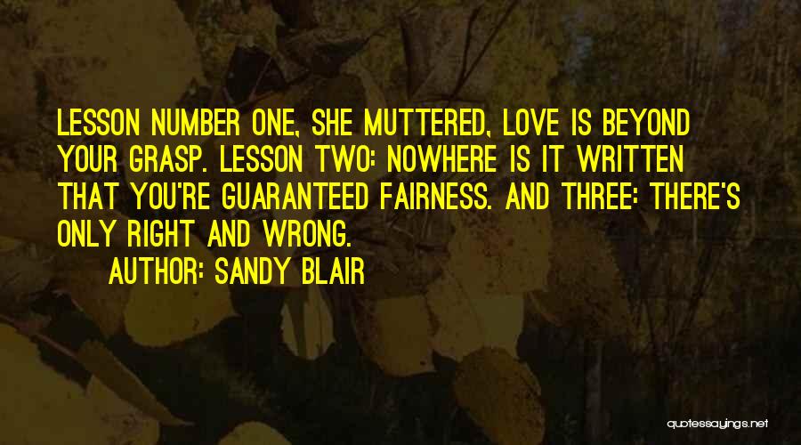 Guaranteed Love Quotes By Sandy Blair