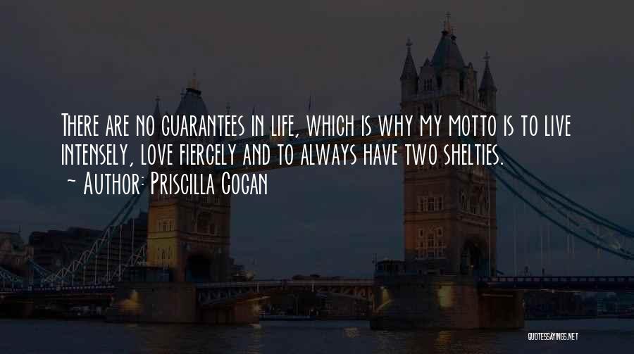 Guarantees Love Quotes By Priscilla Cogan