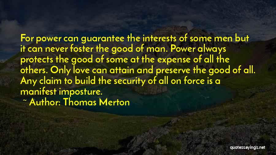 Guarantees Love Quotes By Thomas Merton