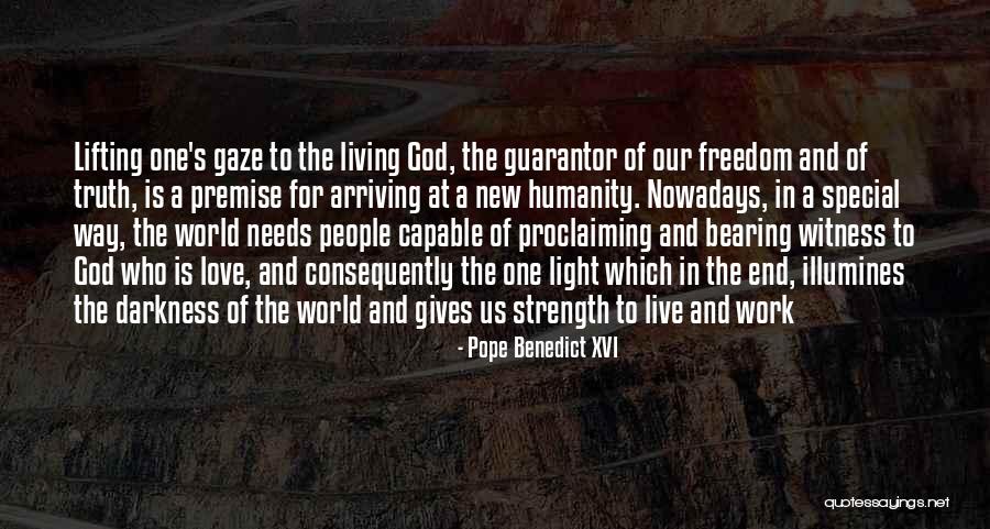 Guarantor Quotes By Pope Benedict XVI Guarantor Quotes By Pope Benedict XVI