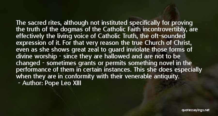 Guard Quotes By Pope Leo XIII