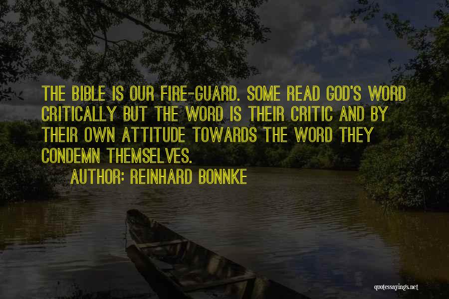 Guard Quotes By Reinhard Bonnke