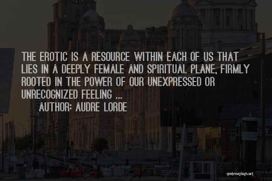 Guardaespaldas Feos Quotes By Audre Lorde