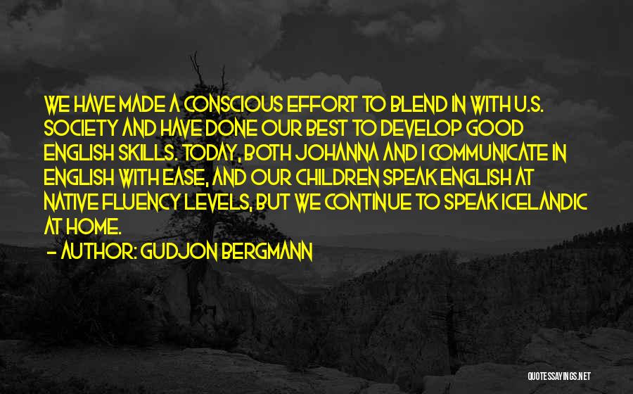 Gudjon Bergmann Quotes 131973