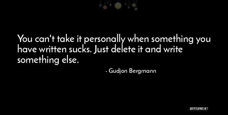 Gudjon Bergmann Quotes 651264