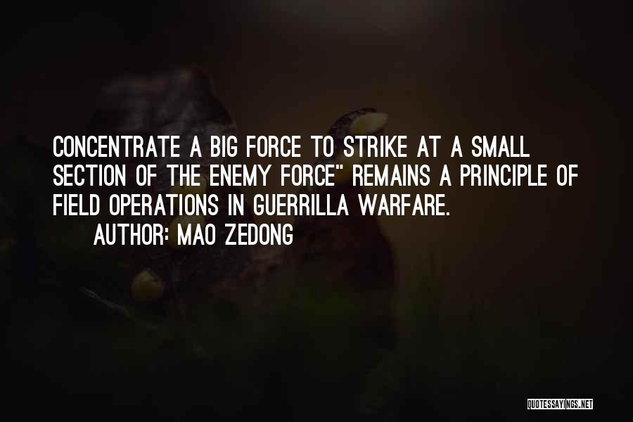 Guerrilla Warfare Quotes By Mao Zedong