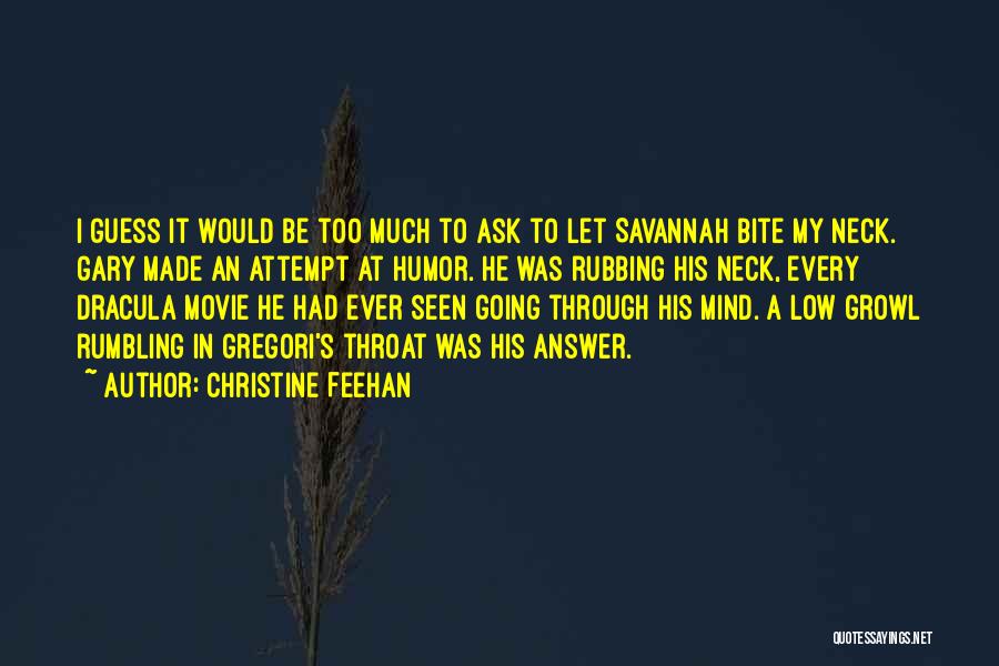 Guess Movie From Quotes By Christine Feehan