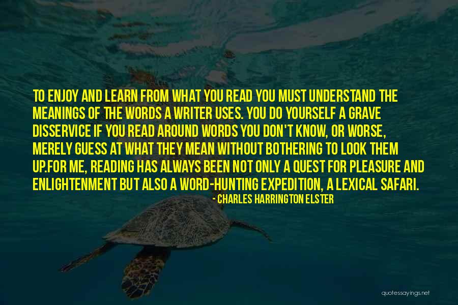 Guess The Word Quotes By Charles Harrington Elster Guess The Word Quotes By Charles Harrington Elster
