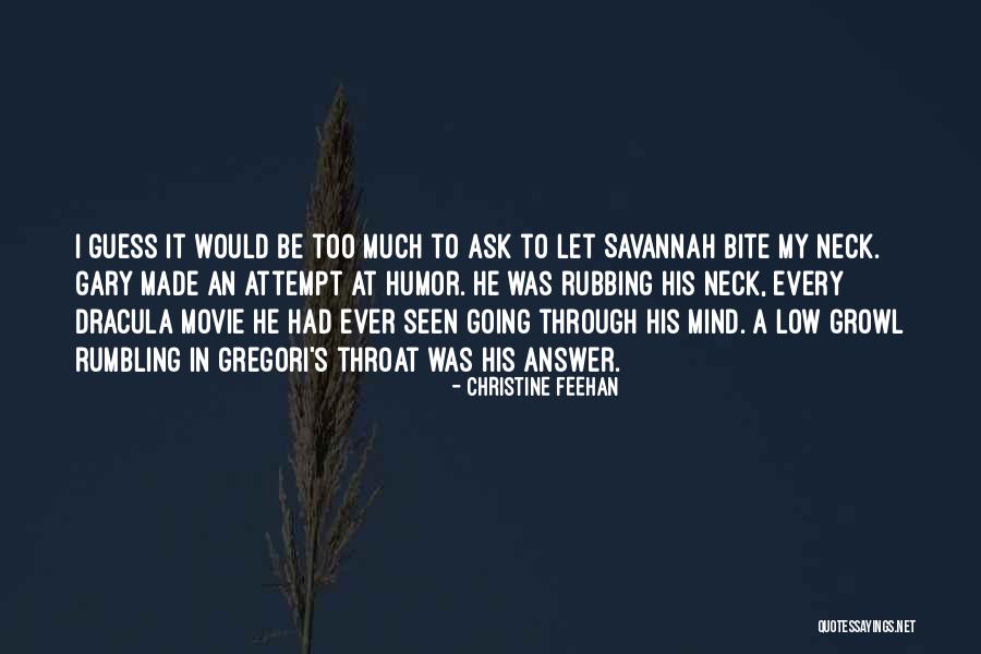 Guess Who Movie Quotes By Christine Feehan