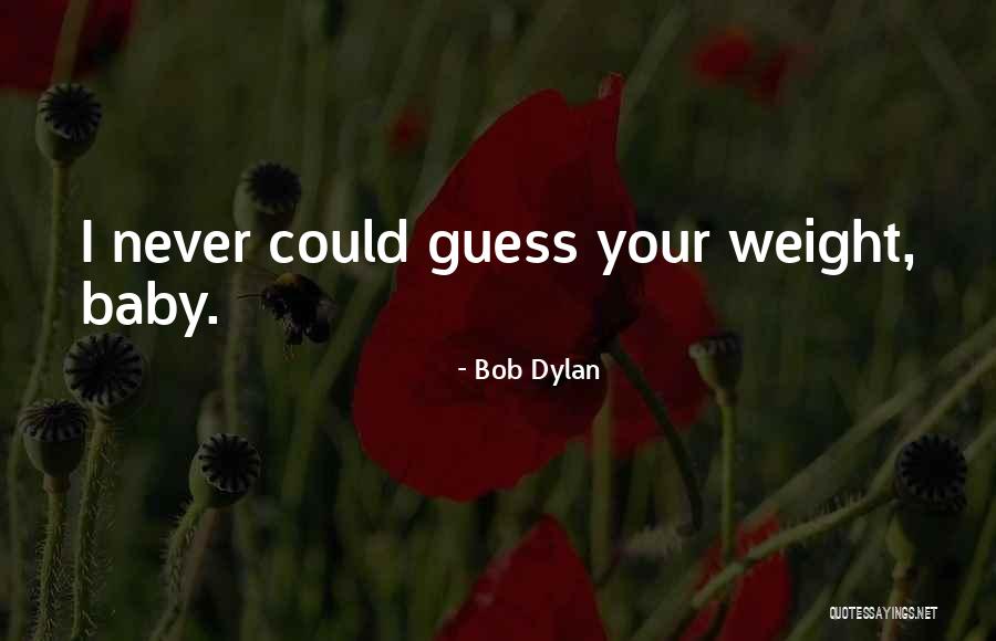Guess Your Weight Quotes By Bob Dylan Guess Your Weight Quotes By Bob Dylan