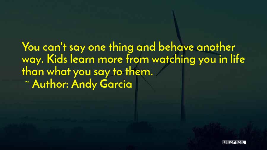 Guesstimates Interview Quotes By Andy Garcia