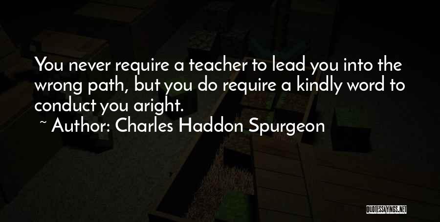 Guidance And Leadership Quotes By Charles Haddon Spurgeon