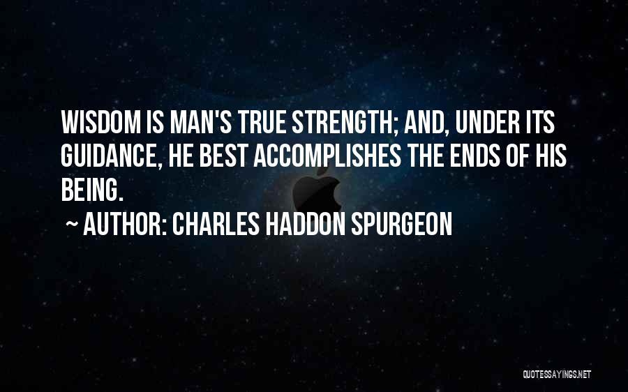 Guidance And Wisdom Quotes By Charles Haddon Spurgeon