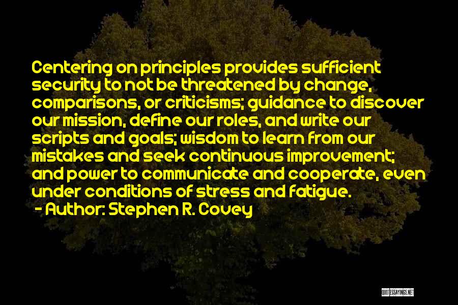 Guidance And Wisdom Quotes By Stephen R. Covey