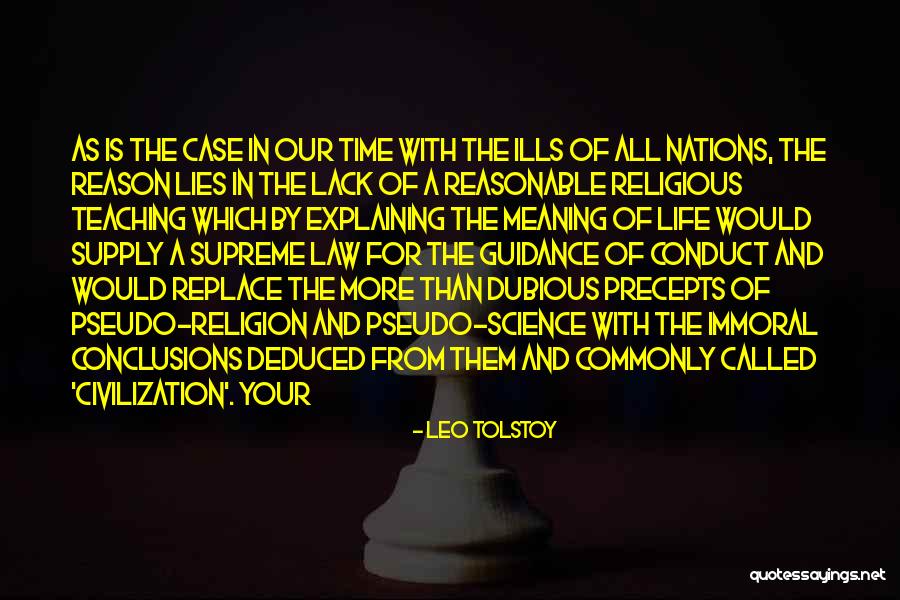 Guidance In Life Quotes By Leo Tolstoy Guidance In Life Quotes By Leo Tolstoy