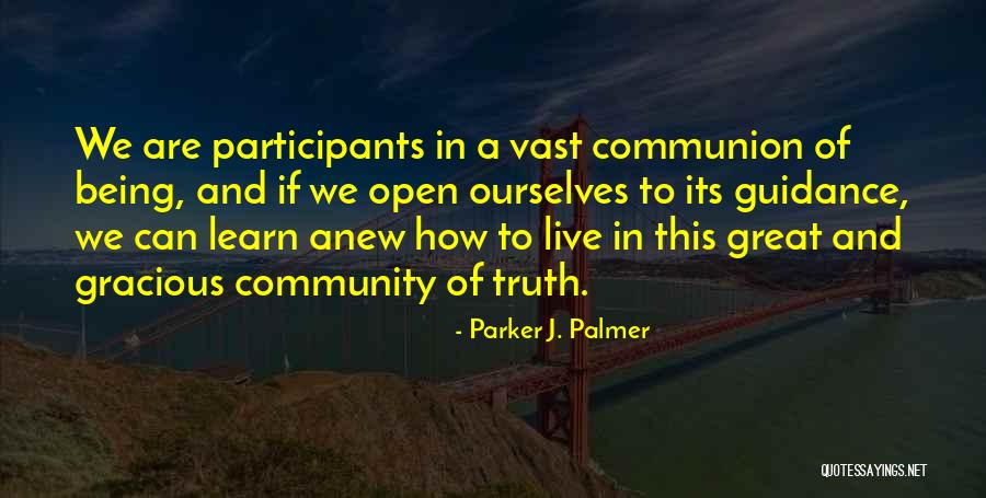 Guidance Quotes By Parker J. Palmer