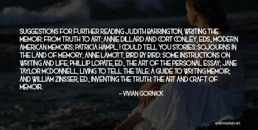 Guide For Living Quotes By Vivian Gornick Guide For Living Quotes By Vivian Gornick
