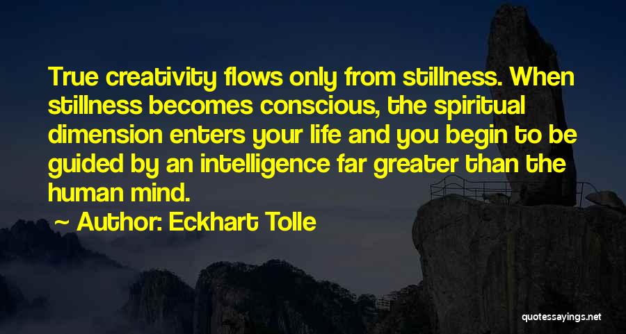 Guided Mind Quotes By Eckhart Tolle