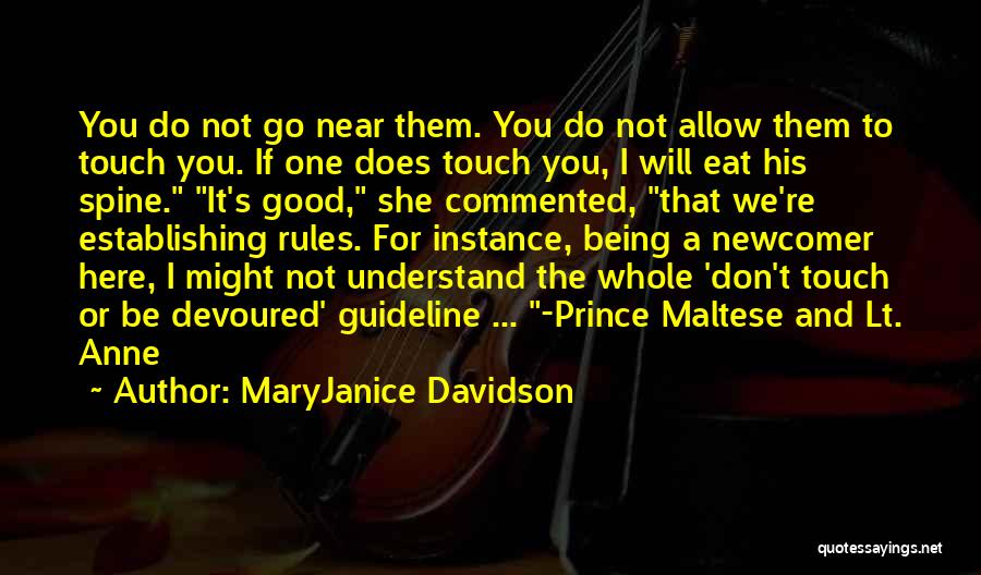 Guideline Quotes By MaryJanice Davidson