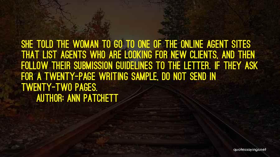 Guidelines Quotes By Ann Patchett