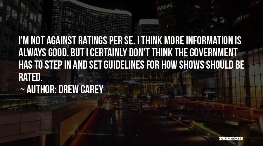 Guidelines Quotes By Drew Carey