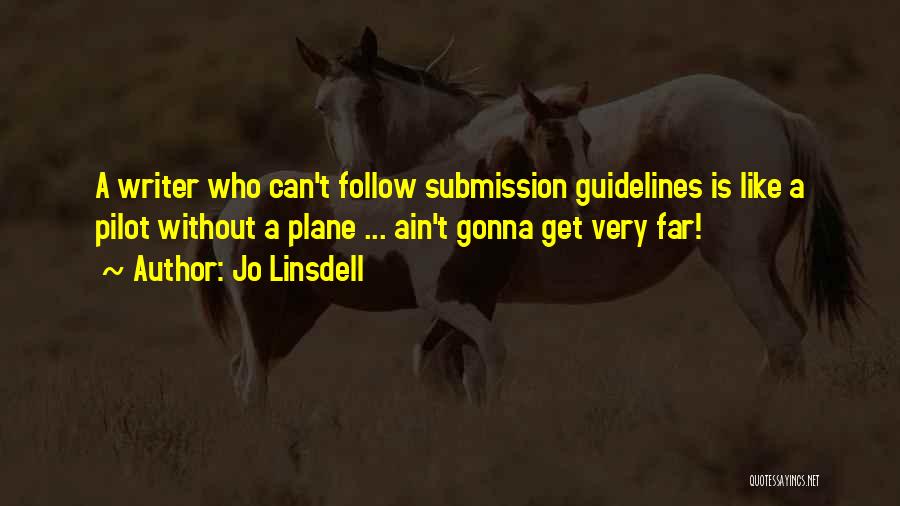 Guidelines Quotes By Jo Linsdell