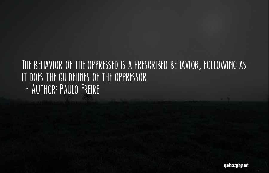Guidelines Quotes By Paulo Freire
