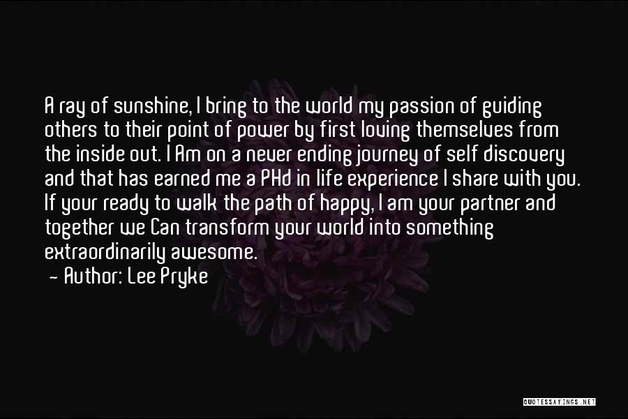 Guiding Love Quotes By Lee Pryke