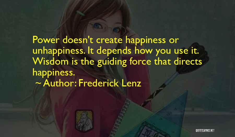 Guiding You Quotes By Frederick Lenz