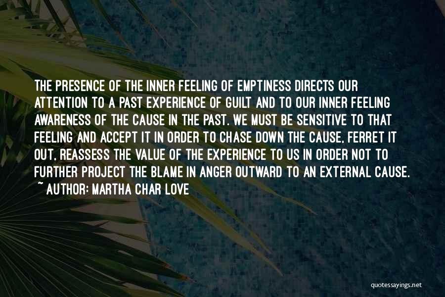 Guilt And Blame Quotes By Martha Char Love