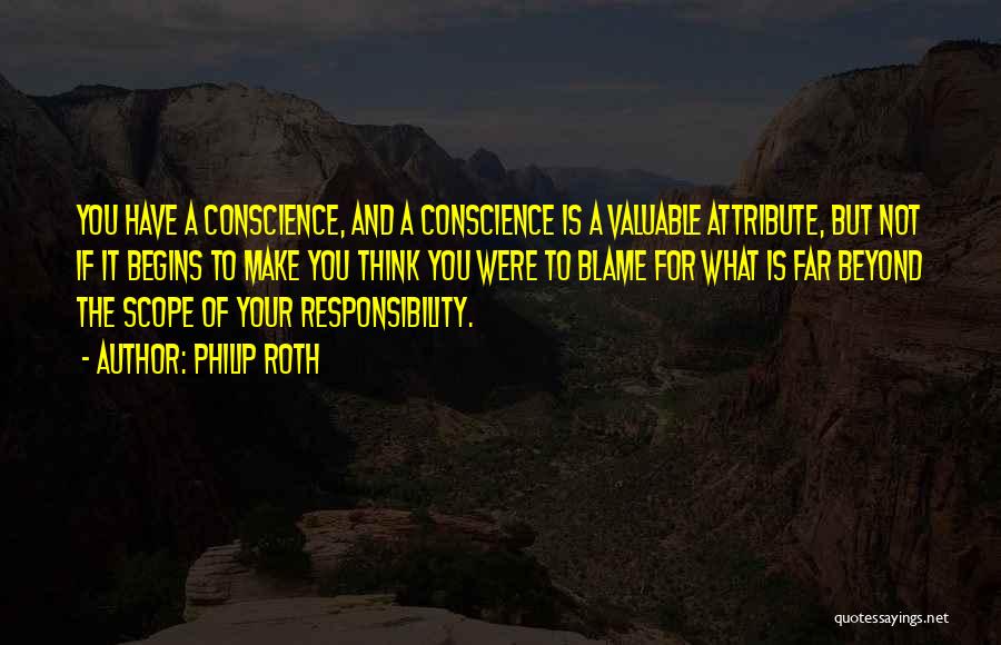Guilt And Conscience Quotes By Philip Roth