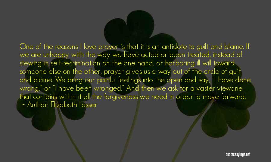 Guilt And Forgiveness Quotes By Elizabeth Lesser