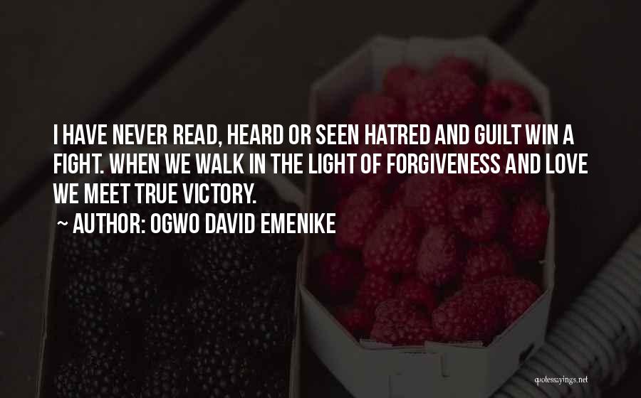 Guilt And Forgiveness Quotes By Ogwo David Emenike
