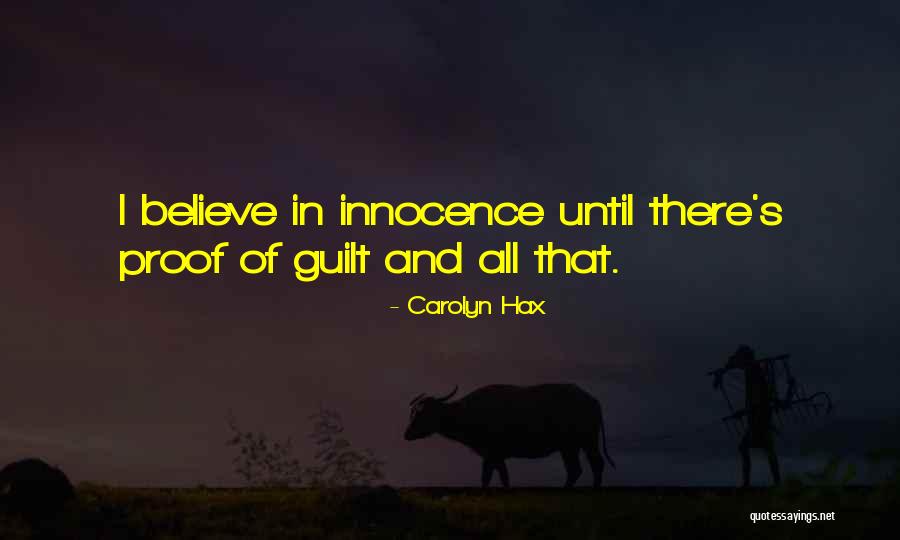 Guilt And Innocence Quotes By Carolyn Hax