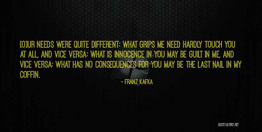 Guilt And Innocence Quotes By Franz Kafka