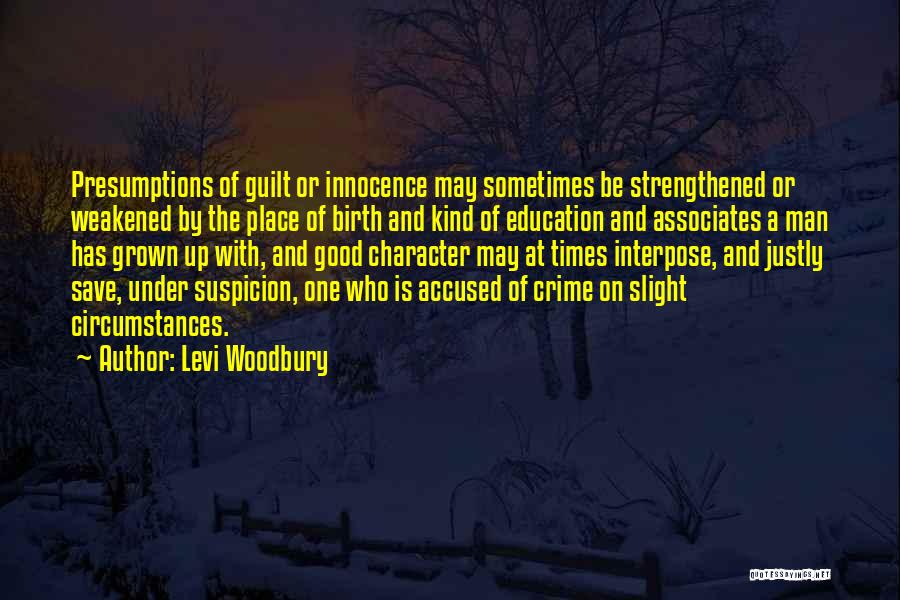 Guilt And Innocence Quotes By Levi Woodbury